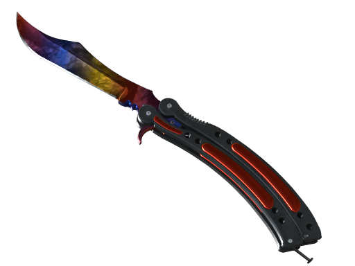 ★ Butterfly Knife | Marble Fade (Minimal Wear)