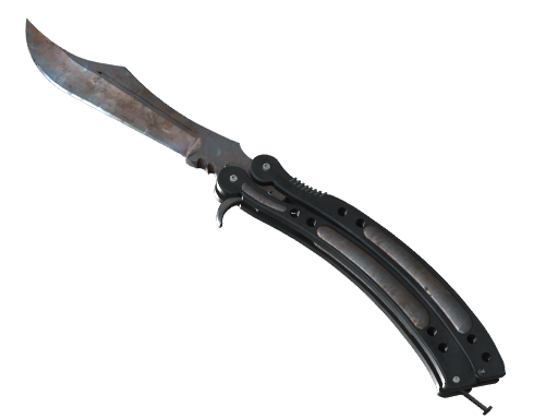 ★ Butterfly Knife | Rust Coat (Battle-Scarred)