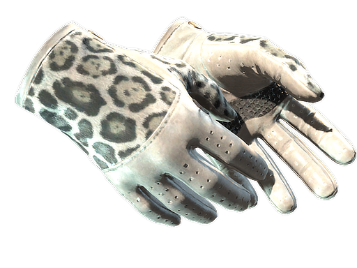 ★ Driver Gloves | Snow Leopard (Well-Worn)