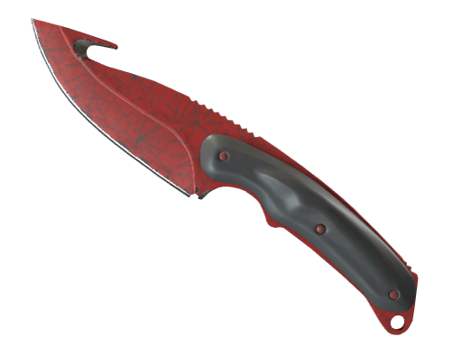★ Gut Knife | Crimson Web (Well-Worn)