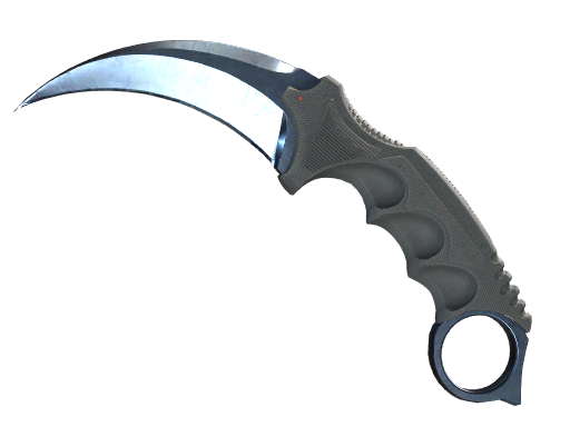 ★ Karambit | Blue Steel (Battle-Scarred)