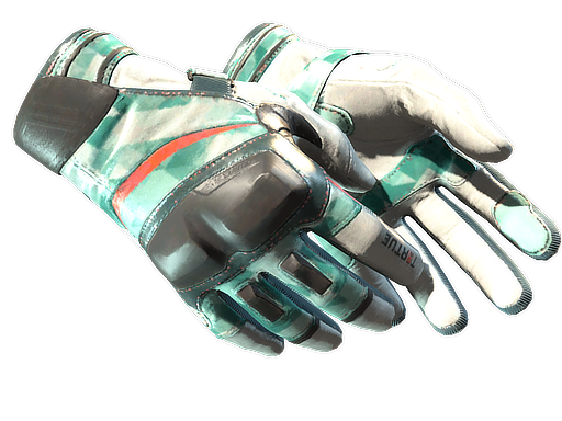 ★ Moto Gloves | Spearmint (Battle-Scarred)