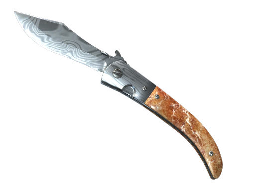 ★ Navaja Knife | Damascus Steel (Well-Worn)