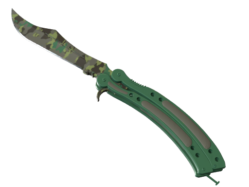 ★ StatTrak™ Butterfly Knife | Boreal Forest (Well-Worn)