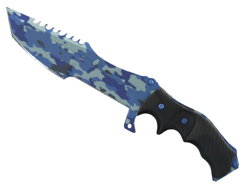★ StatTrak™ Huntsman Knife | Bright Water (Well-Worn)