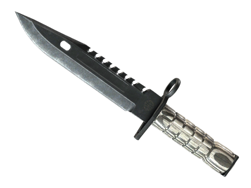 ★ StatTrak™ M9 Bayonet | Black Laminate (Battle-Scarred)