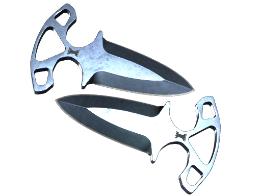 ★ StatTrak™ Shadow Daggers | Blue Steel (Battle-Scarred)