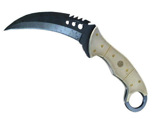 ★ StatTrak™ Talon Knife | Blue Steel (Battle-Scarred)
