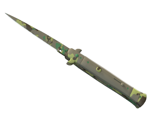 ★ Stiletto Knife | Boreal Forest (Battle-Scarred)