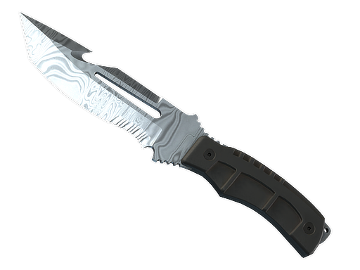 ★ Survival Knife | Damascus Steel (Battle-Scarred)