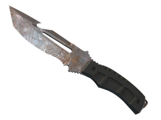★ Survival Knife | Rust Coat (Battle-Scarred)