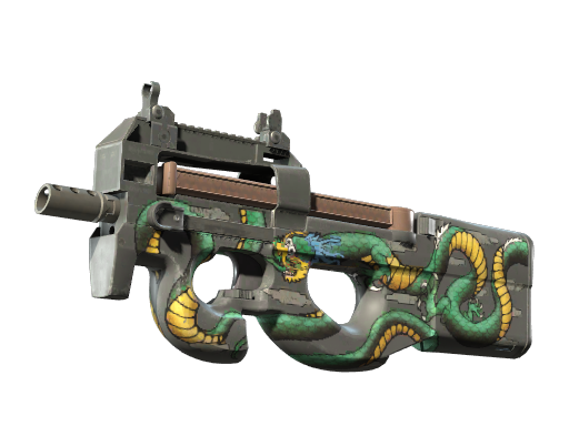 P90 | Emerald Dragon (Field-Tested)