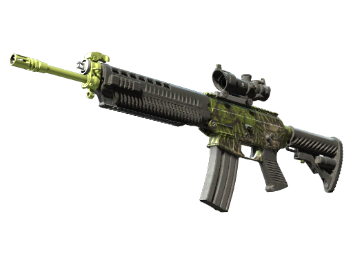 SG 553 | Lush Ruins (Well-Worn)