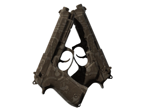Souvenir Dual Berettas | Oil Change (Battle-Scarred)