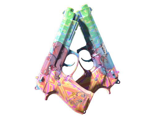 Souvenir Dual Berettas | Sweet Little Angels (Well-Worn)