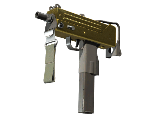 Souvenir MAC-10 | Gold Brick (Battle-Scarred)