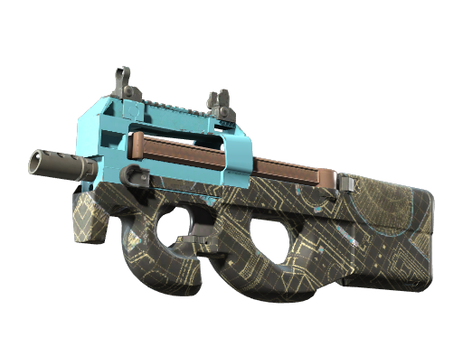 Souvenir P90 | Facility Negative (Well-Worn)