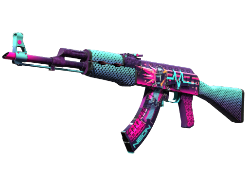 StatTrak™ AK-47 | Neon Rider (Battle-Scarred)