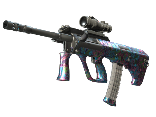 StatTrak™ AUG | Death by Puppy (Well-Worn)