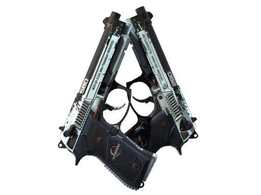 StatTrak™ Dual Berettas | Dezastre (Field-Tested)
