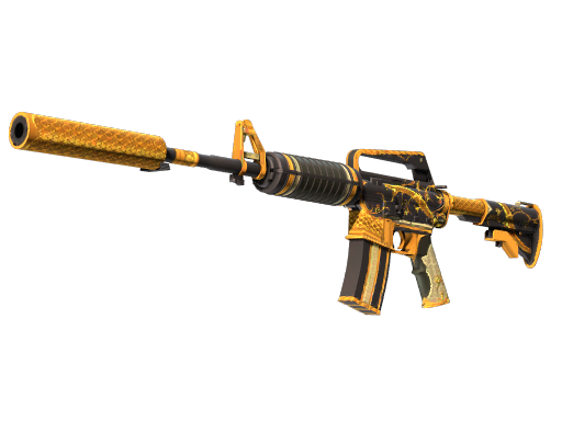 StatTrak™ M4A1-S | Golden Coil (Well-Worn)