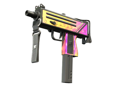 StatTrak™ MAC-10 | Disco Tech (Battle-Scarred)