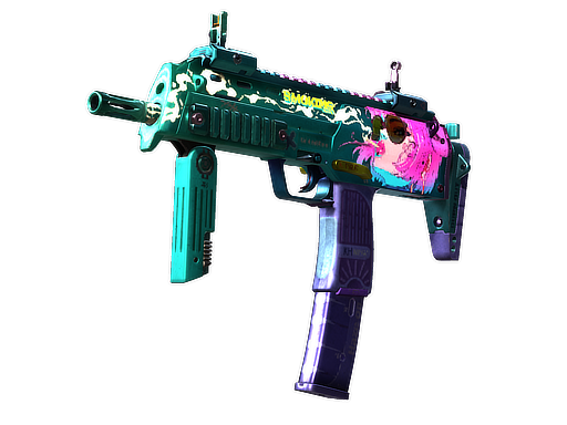 StatTrak™ MP7 | Smoking Kills (Battle-Scarred)
