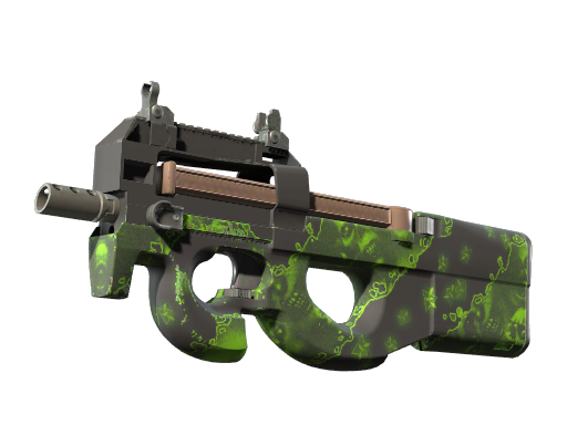 StatTrak™ P90 | Virus (Well-Worn)